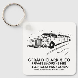 Luxury Stretch Limousine Miete Schlüsselanhänger