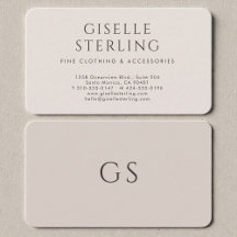 Luxury Taupe Neutral Boutique