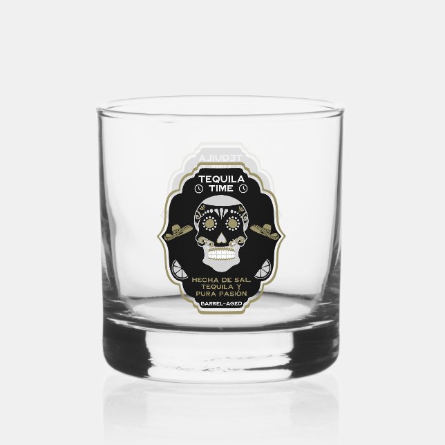 Luxury Tequila Geschenk Whiskyglas (Vorderseite)