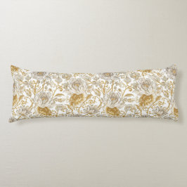 Luxury,The Beauty of Blooming Gold Flowers Pattern Seitenschläferkissen