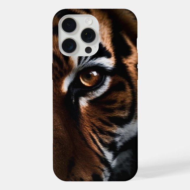 "Luxury Tiger Eye iPhone 15 Pro Max Fall - Hülle (Rückseite)