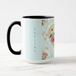 Luxury, Valentine's Day, Flowers of My Heart Tasse