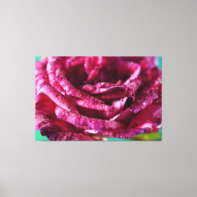 Luxury Wall Art Rose Petals Floral Nature Leinwanddruck (Vorderseite)