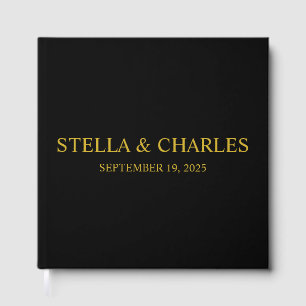 Luxury Wedding Guest Book , Personalisierter Name Gästebuch