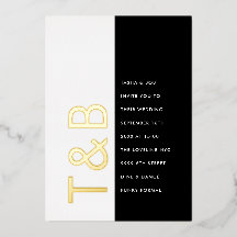 Luxury White Black Wedding Minimalistisch erhöht