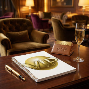 Luxus 3D Gold VIP Emblem Planer