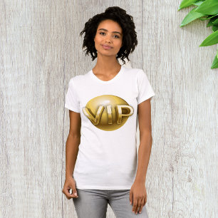 Luxus 3D Gold VIP Emblem T-Shirt