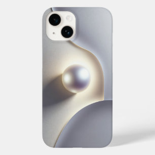 Luxus 3D minimalistische Perle mit sanftem ätheris Case-Mate iPhone 14 Hülle