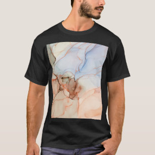 Luxus Abstrakt: Alkohol Tinte Art T-Shirt