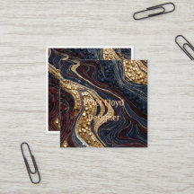 Luxus-Achat-Gejde Gold Schwarz Rot