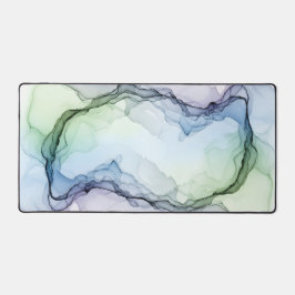 Luxus-Alkohol-Tinte Abstract Rauch Nebel Schreibtischunterlage