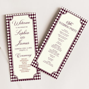 Luxus-Altes-Geld-Wein-Elfenbein-Hochzeit im Vintag Programm