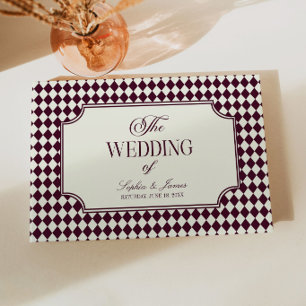 Luxus-Altes-Geld-Wein-Elfenbein-Vintage-Hochzeit Gästebuch