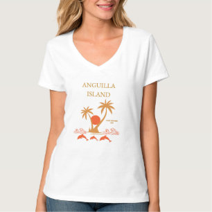 Luxus Anguilla Insel Karibik Sommer-Shirt T-Shirt