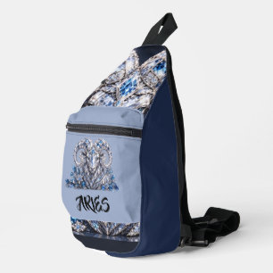 Luxus-Aries-Zodiak-Kristall Crossbody Bag