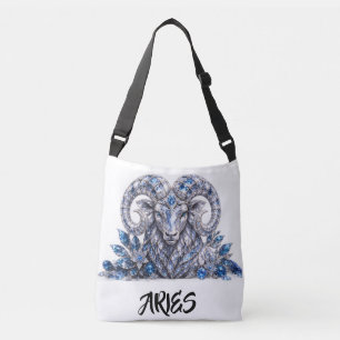 Luxus-Aries-Zodiak-Kristall Tragetaschen Mit Langen Trägern