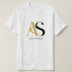 Luxus AS Monogramm Logo - Elegant Aldo Sitorus Min T-Shirt