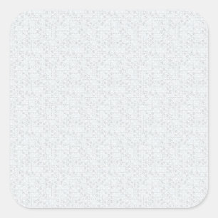 Luxus-Aufkleber aus weißer Spitze für Hochzeitsges Quadratischer Aufkleber