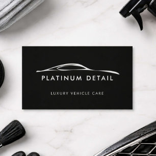 Luxus-Autodetailing-Logo Visitenkarte