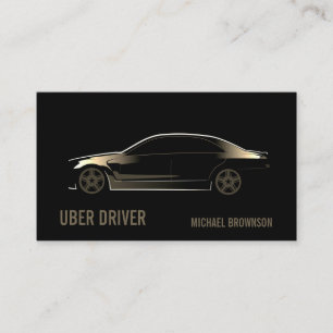 Luxus-Automietservice mit Fahrer Visitenkarte