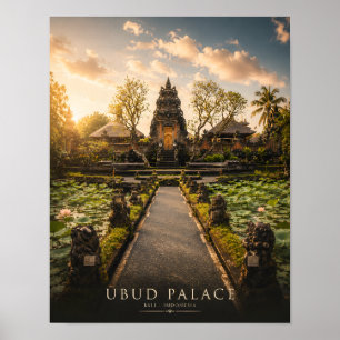 Luxus-Bali-Ubud-Palast-Poster Poster