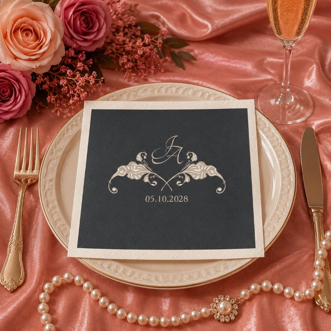 Luxus-Barock-Hochzeitsserviette Serviette (Von Creator hochgeladen)