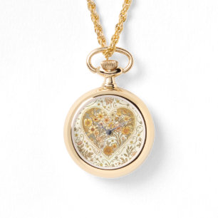 Luxus, , Beigi Gold ,Liebes Herz , Valentinstag Armbanduhr