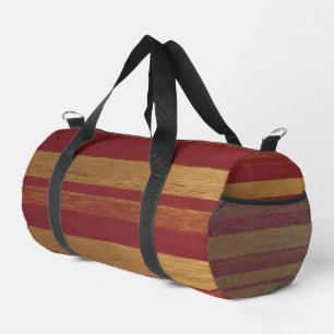Luxus Beliebte Burgundy Gold Linen Collection Duffle Bag