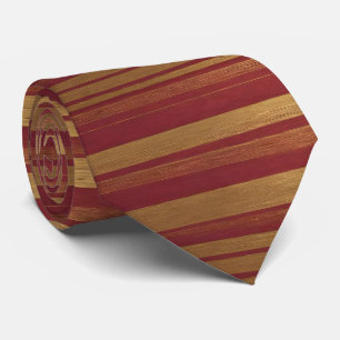 Luxus Beliebte Burgundy Gold Linen Collection Krawatte