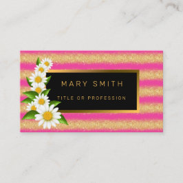 Luxus Best Popular Pink Gold Glitzer Visitenkarte