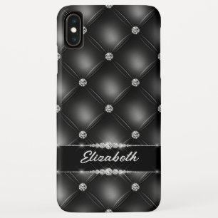 Luxus Black Bling Sparkle Diamond Individuelle Nam Case-Mate iPhone Hülle