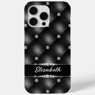 Luxus Black Bling Sparkle Diamond Individuelle Nam Case-Mate iPhone Hülle