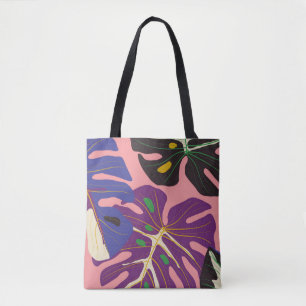 Luxus-Blatt Art Deco Tapete. Naturhintergrund.