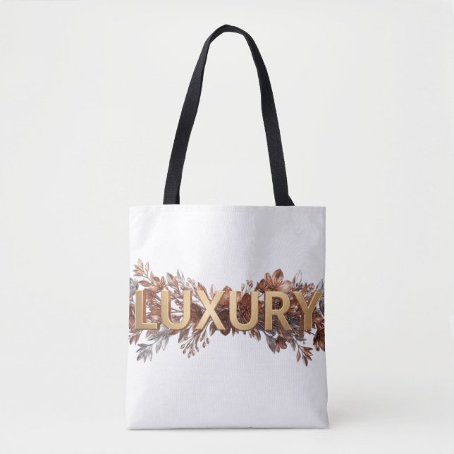 Luxus-Bloom - Elegante Flora Traumtasche (Vorderseite)