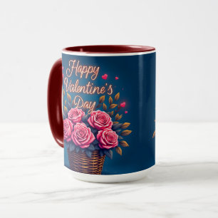 Luxus-Blumen-Schöne-Liebes-Popular-Kollektion Tasse