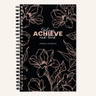 Luxus Boss Lady Motivation Notebook Notizbuch
