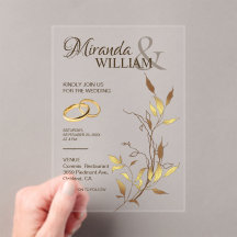Luxus-Botanik-Gold-Hochzeit