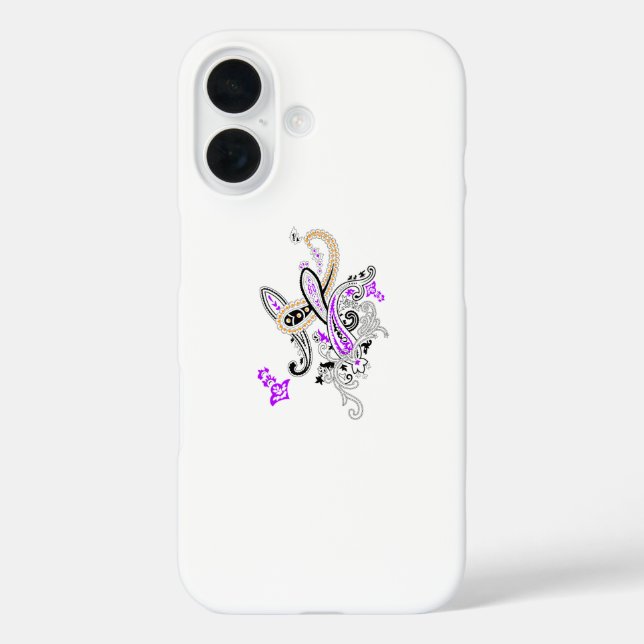 Luxus-Botanik-Paisley-Kollektion Case-Mate iPhone Hülle (Rückseite)