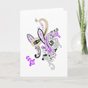 Luxus-Botanik-Paisley-Kollektion Karte