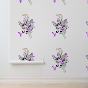 Luxus-Botanik-Paisley-Kollektion Tapete