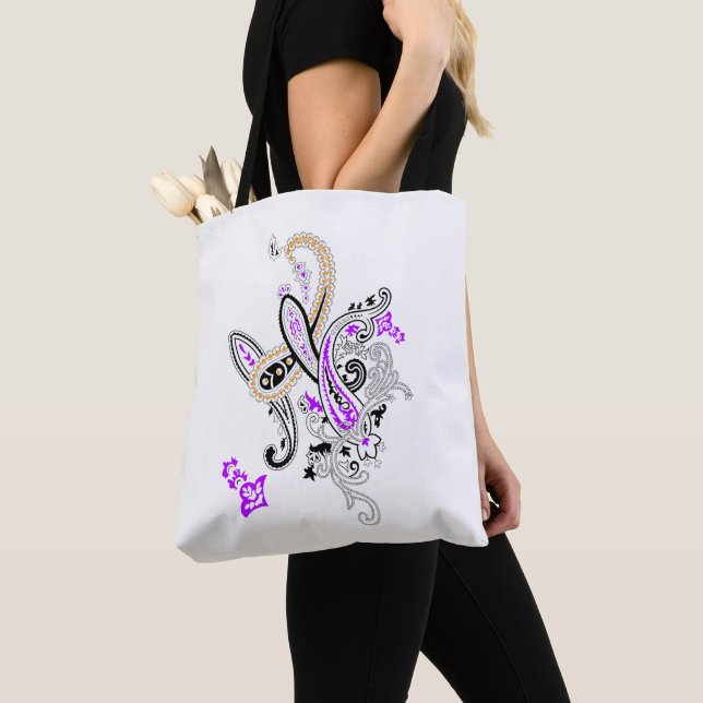 Luxus-Botanik-Paisley-Tasche (Von Nahem)