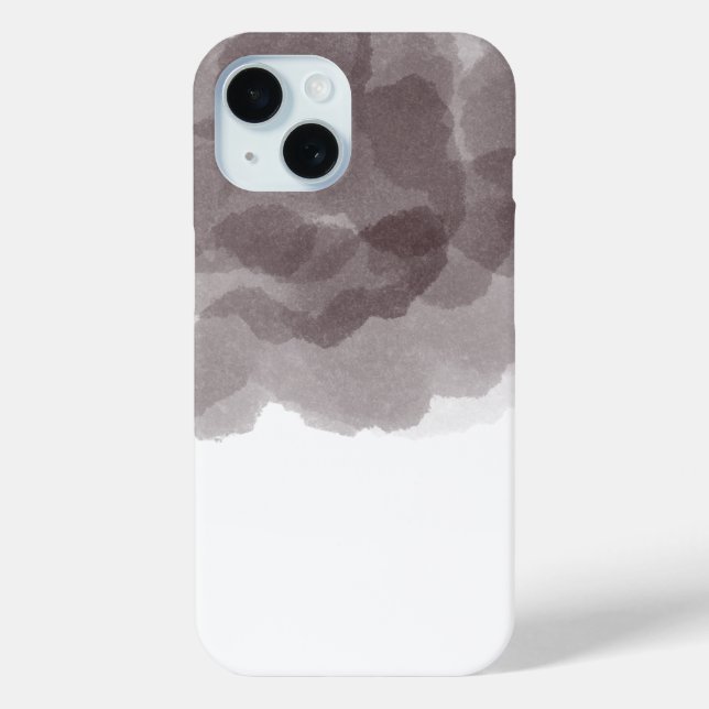 Luxus Braun Magie Rose Wasserfarbe Abstrakte Kunst Case-Mate iPhone Hülle (Rückseite)
