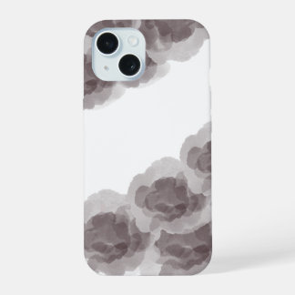 Luxus Braun Magie Rose Wasserfarbe Abstrakte Kunst iPhone 15 Hülle