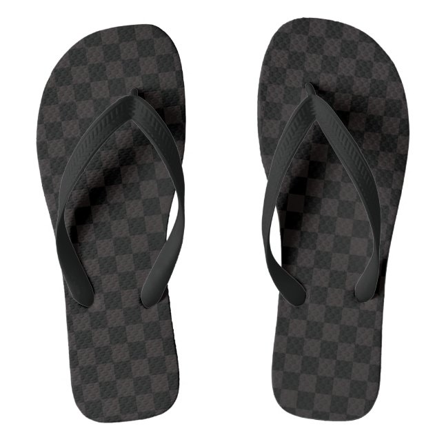 Luxus braun/schwarz geprüft flip flops (Fußbett)