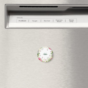 Luxus Bunt Wildblume Blume blauer Schmetterling Magnet