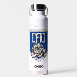 LUXUS-CAO-WEISSER STAHLFUSS TRINKFLASCHE