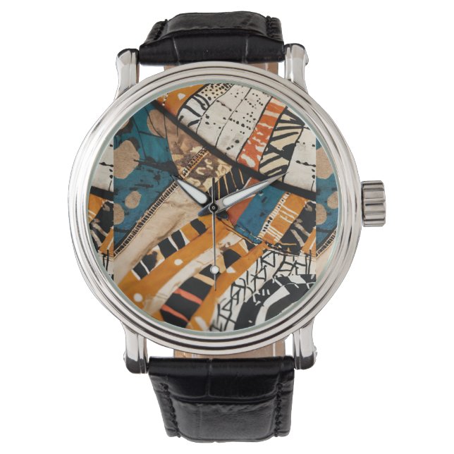 Luxus Caribbean Multicolor Design Armbanduhr (Vorderseite)