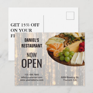 Luxus-Catering-Marketing-Postkarte Postkarte