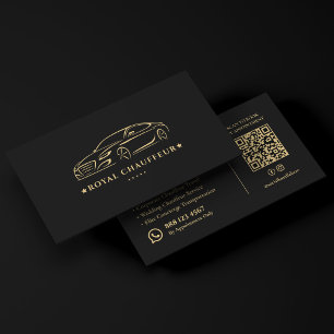 Luxus-Chauffeur-Service Private Executive Black Visitenkarte