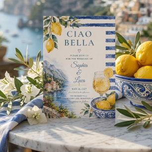 Luxus Ciao Bella Mittelmeer Amalfi-Küste Einladung